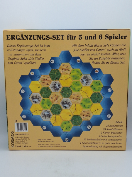 Die Siedler von Catan: ErgänzungsSet für 5 und 6 Spieler - Kosmos